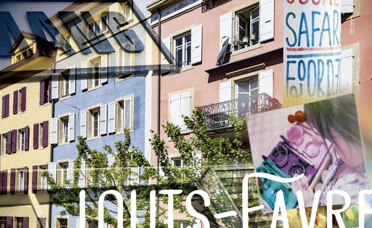B&B Louis-Favre 21 Neuchatel Bagian luar foto